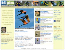 Tablet Screenshot of fieldguides.com